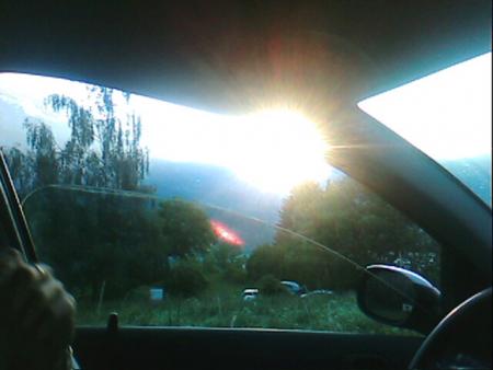 lev� du soleil a 6h du matin au mont blanc c� tro beau.........